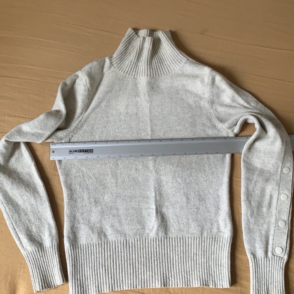 Moth woman’s sweater cotto/ nylon/ wool blend, size s, beige color